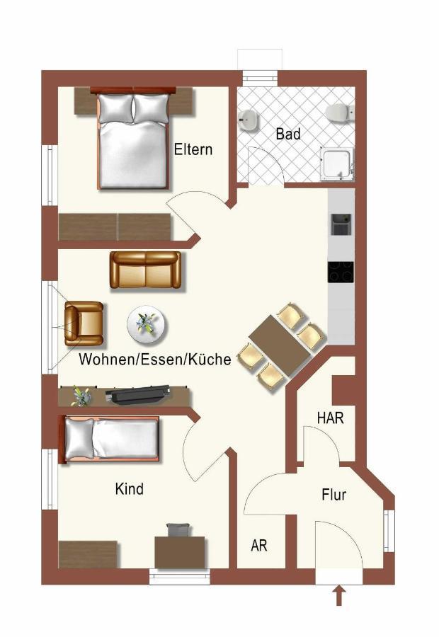Haus Nordstern 1 Apartment Heringsdorf  Bagian luar foto